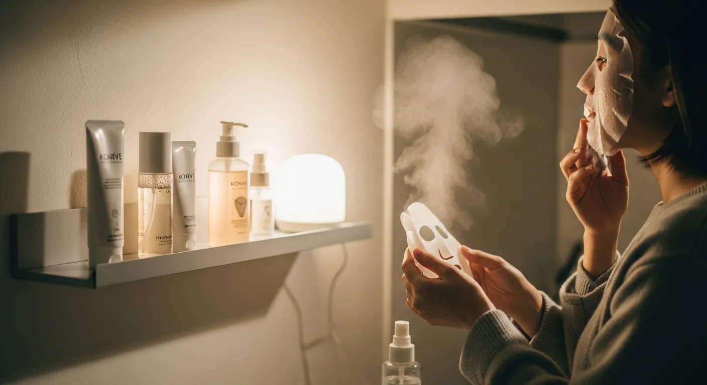 毎日のメイク落としルーティン、選ばれたメイク落としシートを実際に使用する瞬間