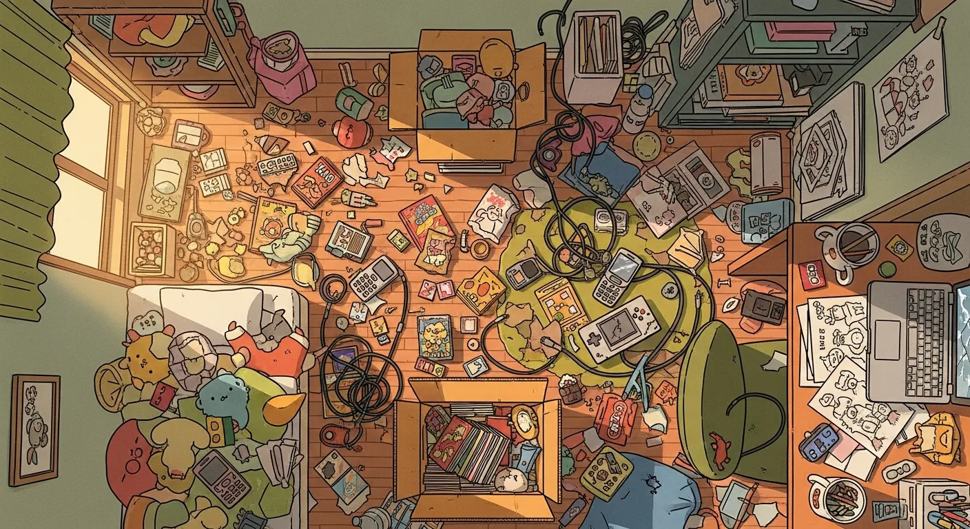 散らかった部屋のイメージ